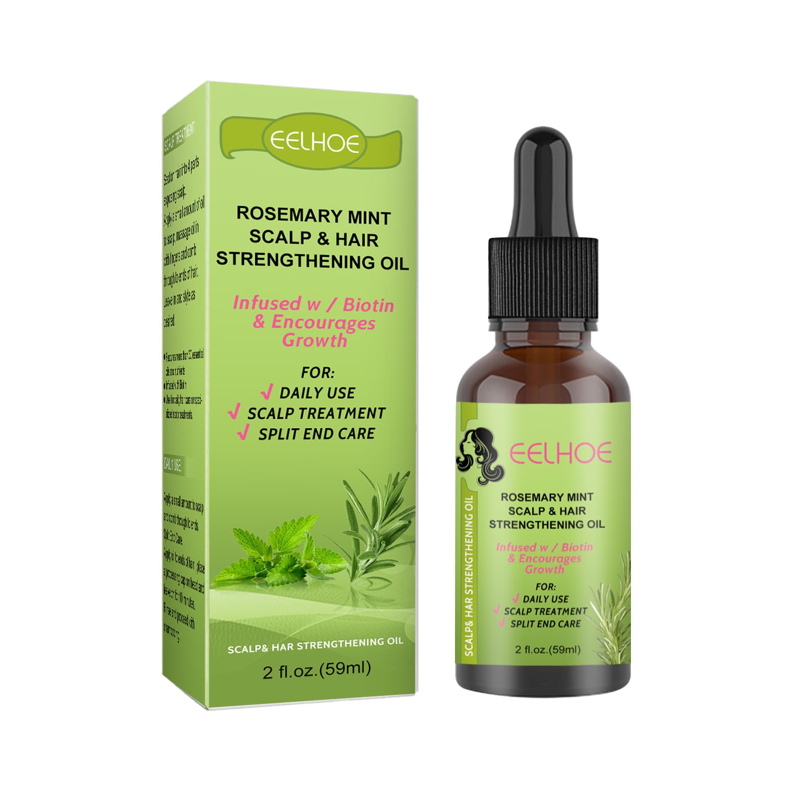 Rosemary Mint Scalp & Hair Strengthening Oil